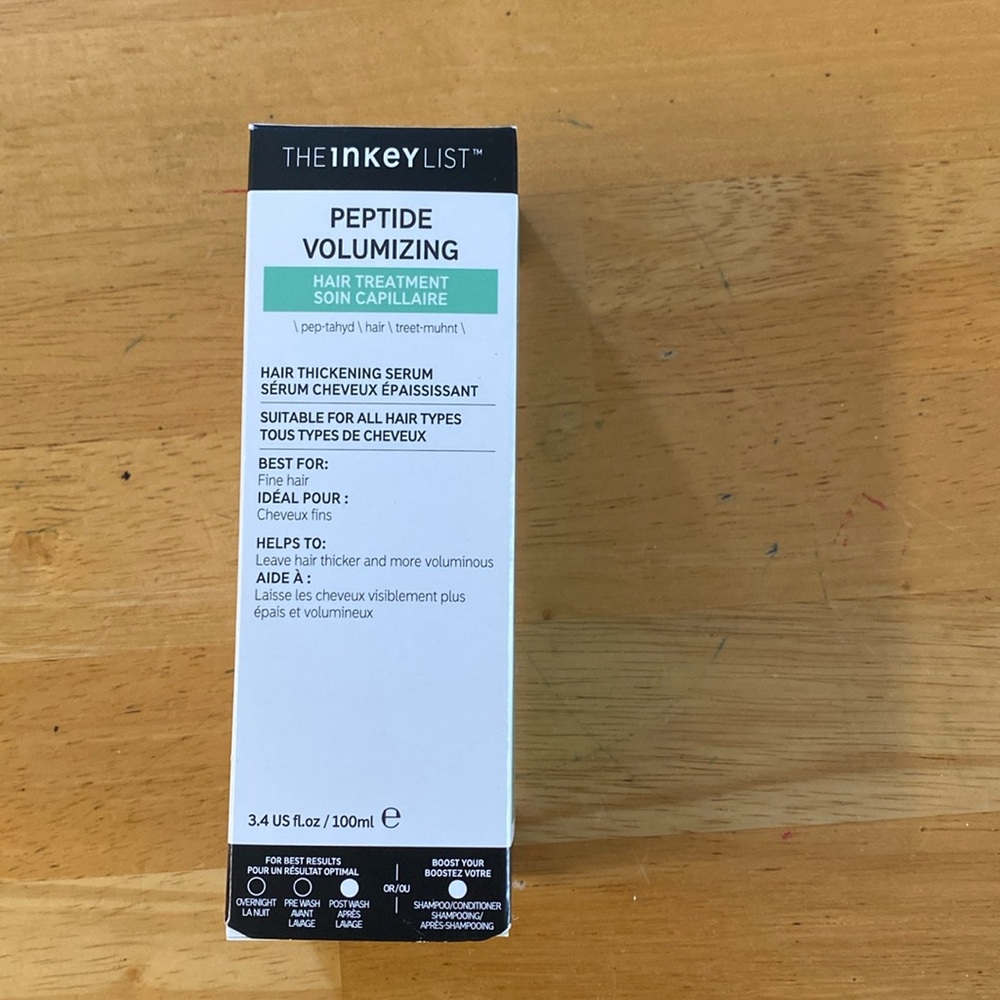 inkey list peptide volumizing serum